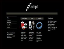 Tablet Screenshot of adaptengineering.com